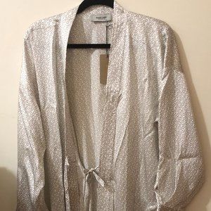 RARE Rachel Comey Daisy Print Silk Wrap Dress/Robe